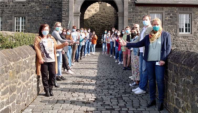 Begrüßung der Frauen und Männer, die eine dreijährige Ausbildung zum Pflegefachmann beginnen. Foto: privat