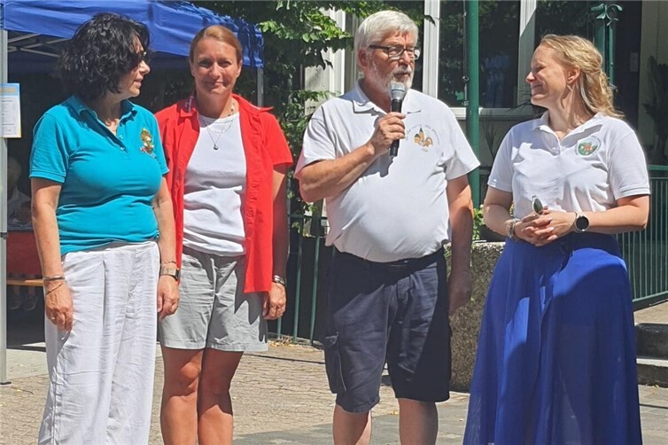 Begrüßung der Gäste durch die vier Vorsitzenden
