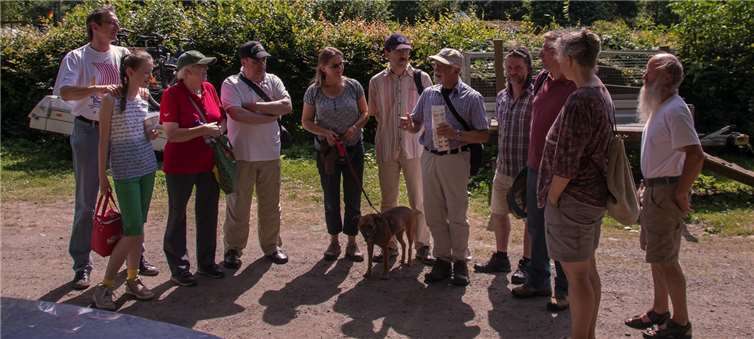 Begrüßung der Teilnehmer.Rea Brinkhoff