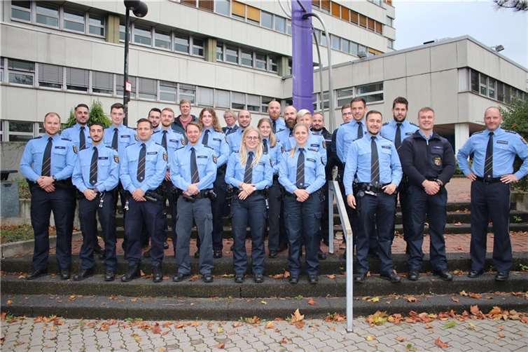 Begrüßung der neuen Kollegen*Innen.Foto: Polizeidirektion Montabaur