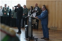 Die  St. Hubertus Schützenbruderschaft Weißenthurm feiert mit europäischer Gemeinschaft