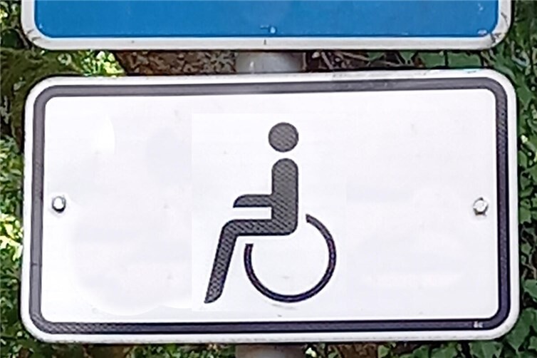Behindertenparkplatz
