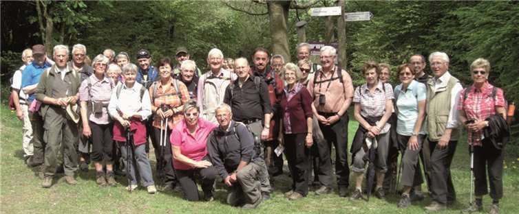 Bei Altstrimmig legte die Gruppe eine Rast ein. privat