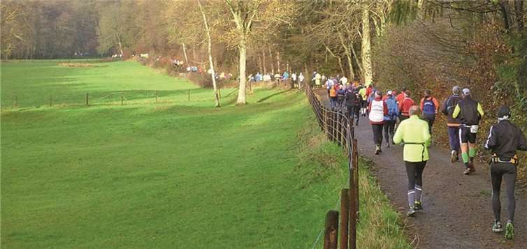 Bei Bad Honnef stand der 16. Siebengebirgsmarathon auf dem Programm.privat