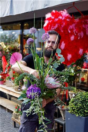 Bei Floristik & Ambiente Meyer wurden ansprechende Blumenkreationen gezeigt.
