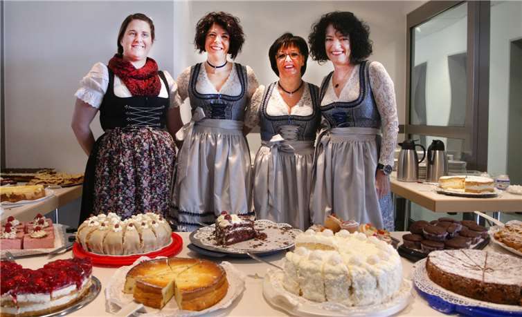 Bei Kaffee und Kuchen konnte man den Tag Genießen.