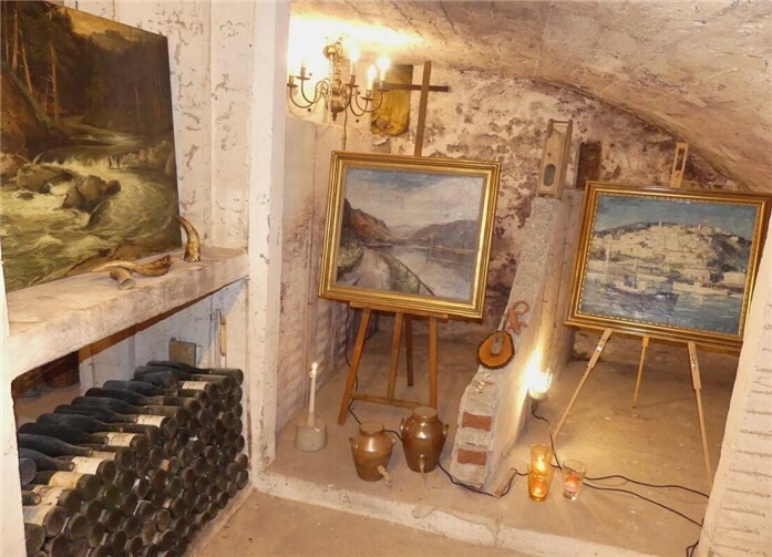 Bei Kunst im Keller trafen auch bekannte Werke eines ehemaligen heimischen Künstlers auf gewogene Betrachter.