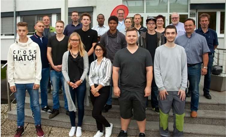 Bei Metsä Tissue in Raubach sind neun Azubis ins Berufsleben gestartet. privat