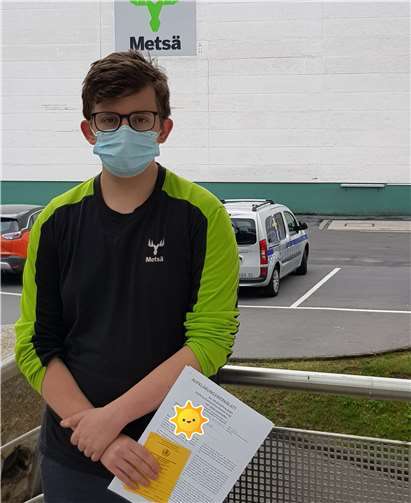 Bei Metsä wurden die Mitarbeiter geimpft.Foto: J. Schneider