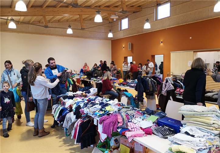 Bei Regenwetter herrschte im Gemeindehaus reges Treiben. Foto: privat