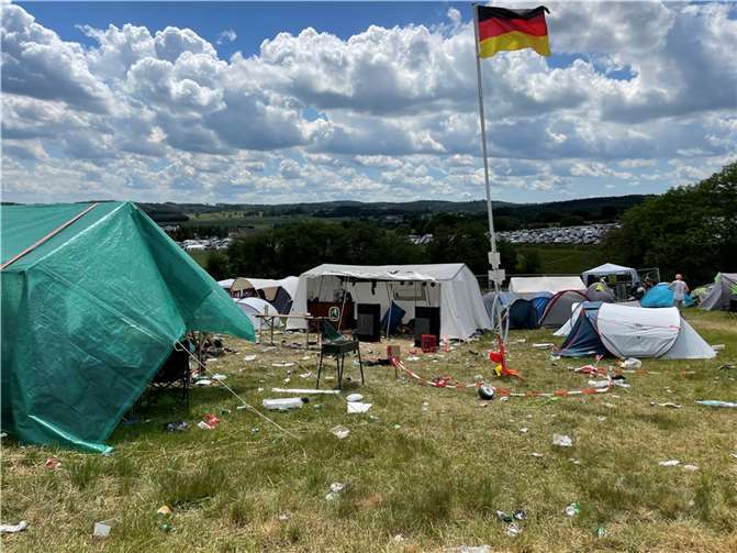 Polizei vermeldet einen gelungenen Einsatz Bei Rock am Ring gingen dieses Jahr die Straftaten deutlich zurück. Foto: ROB