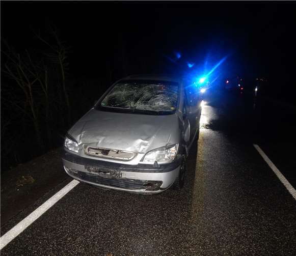 Bei Unfällen enstand ein Schaden von insgesamt 10.000 Euro. Fotos: Polizei