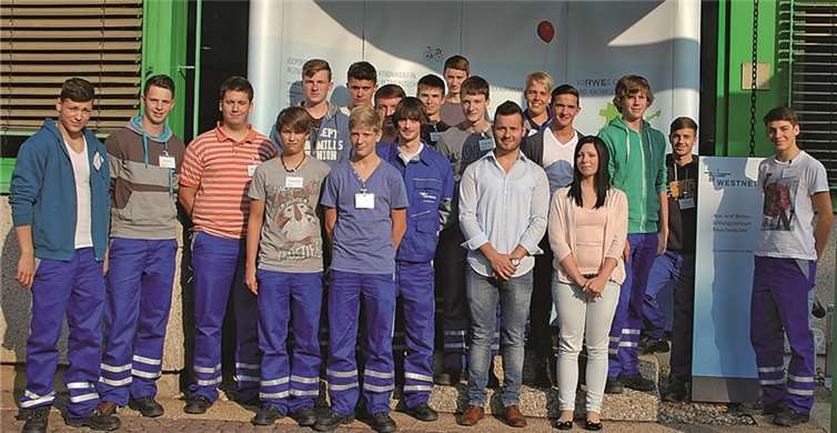 Bei Westnetz am Standort Rauschermühle haben 18 junge Leute ihre Ausbildung begonnen. Privat