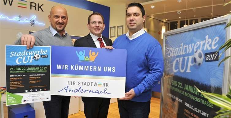 Bei allen Beteiligten ist die Freude auf den vierten Stadtwerke-Cup mitsamt neuem Turnierformat groß. privat