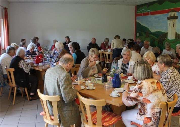 Bei angeregten Gesprächen undleckerem Frühstück verging die Zeit wie im Fluge.