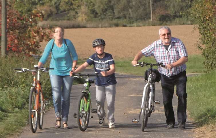 Bei bestem Wetter war der Familien-Wandertag ein großer Spaß.privat