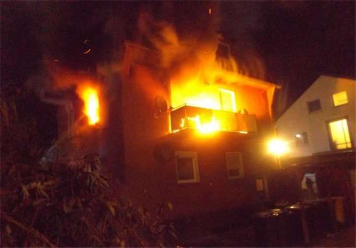 Bei dem Brand entstand ein Sachschaden von 80 000 Euro. privat