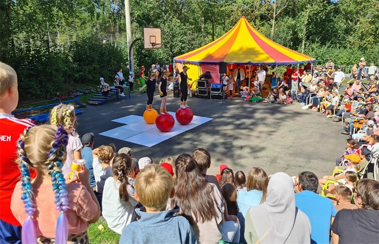 Bei dem Fest verwandelte sich der Quendelberg in ein buntes Paradies für Familien.