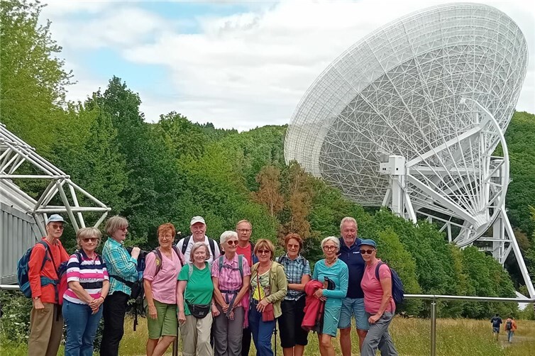 Bei dem Radioteleskop Effelsberg