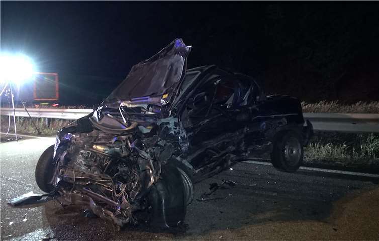 Bei dem Unfall entstand ein Sachschaden von rund 25000 Euro. Winkler