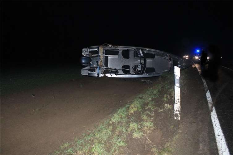 Bei dem Unfall wure glücklicherweise niemand verletzt. Foto: PI Mayen