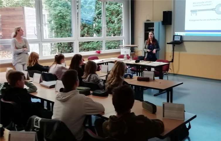 Bei dem Workshop lernten die Schüler unteranderem, wie sie ihre Daten schützen können. Foto: privat