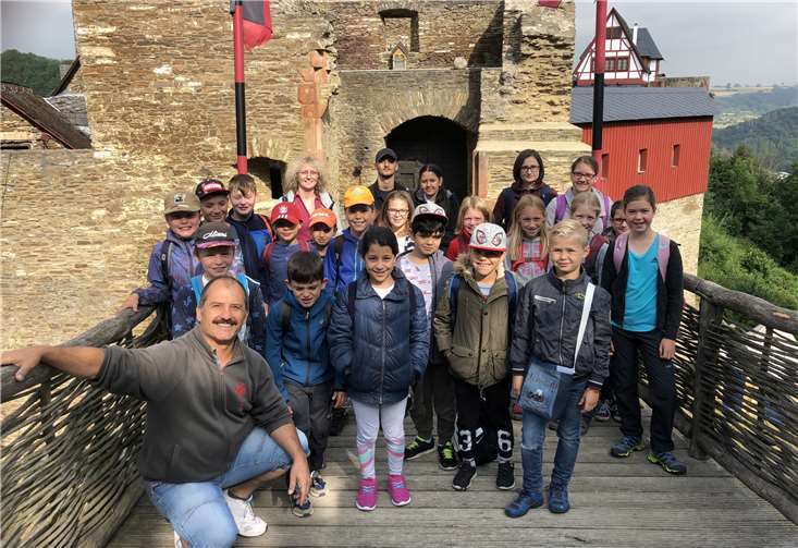 Bei dem von Karate Dojo Kitai organisierten Ausflug zur Ehrenburg hatten die Kinder viel Spaß.