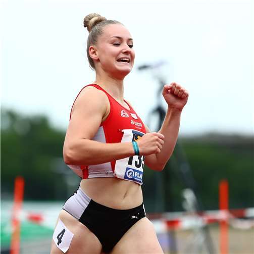 Bei den East Coast Relays in Jacksonville, Florida, sprintete sie bei 1,3 Meter pro Sekunde Gegenwind die 100 Meter in 11,66 Sekunden und erreichte die A-Norm für die DM in Braunschweig.  Foto: René Weiss