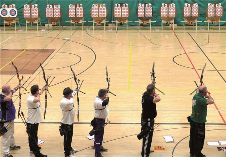 Bei den Landesmeisterschaften der Bogenschützen ging es teilweise sehr eng zu.privat
