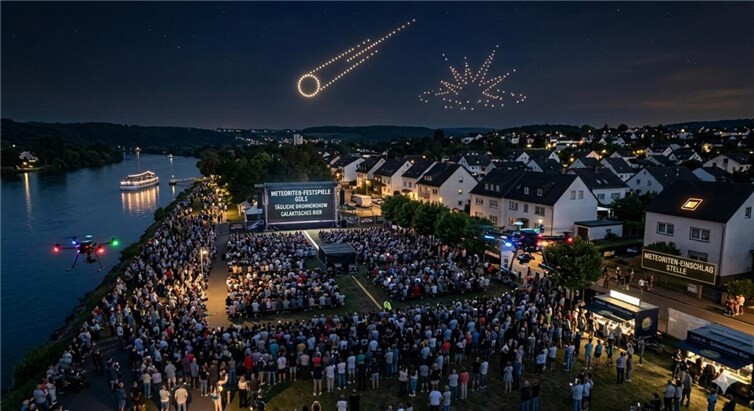Bei den „Meteoriten-Festspiele“ dürften mindestens 10.000 Menschen nach Güls strömen - pro Tag. Foto: privat