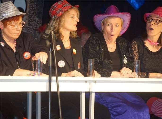 Bei den Perlen vom Rhein war richtig was los.privat