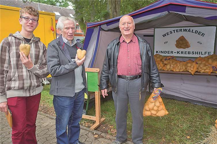 Bei den Rentnern von der Märchenmühle gab es Kartoffeln zu kaufen.