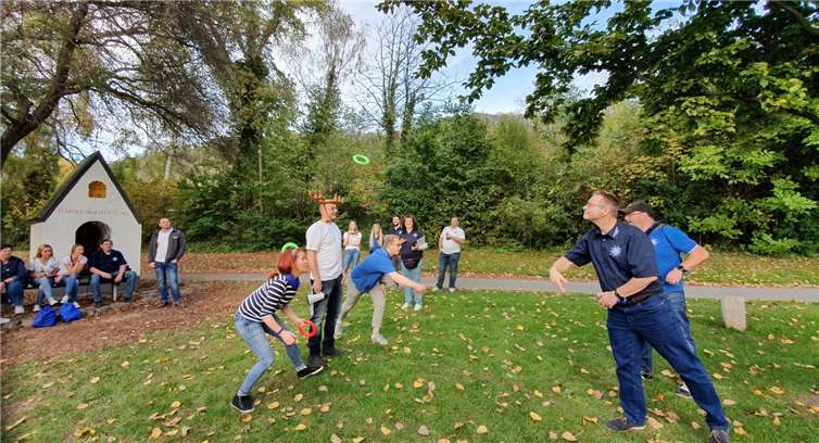 Bei den Spielen war Teamfähigkeit gefragt.