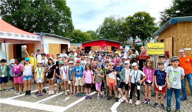 Bei der AWO-Stadtranderholung stellten die Kinder eine ganze Kinderstadt mitsamt Bürgermeisterwahl und eigenem Rathaus auf die Beine. Fotos: Stadt Koblenz/Susan Krause