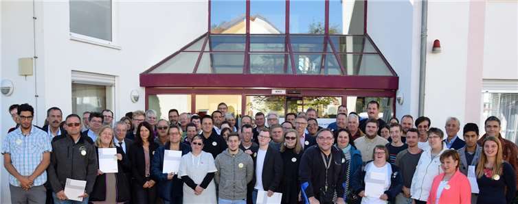 Bei der Abschlussveranstaltung der Beruflichen Aktionstage im Landkreis Cochem-Zell. Caritas Werkstätten XTERN