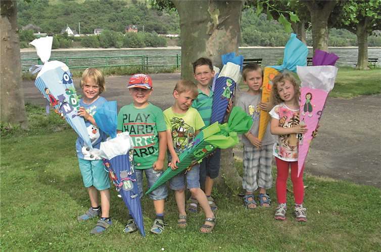 Bei der Abschlussveranstaltung der Waldwoche erhielten die Maxikinder auch ihre Schultüten. Eine schöne Kita-Zeit geht zu Ende. privat