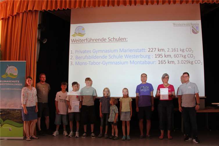 Bei der Abschlussveranstaltung des „STADTRADELNS“ wurden die erfolgreichsten Teams geehrt. Foto: Kreisverwaltung / Julian Herbst