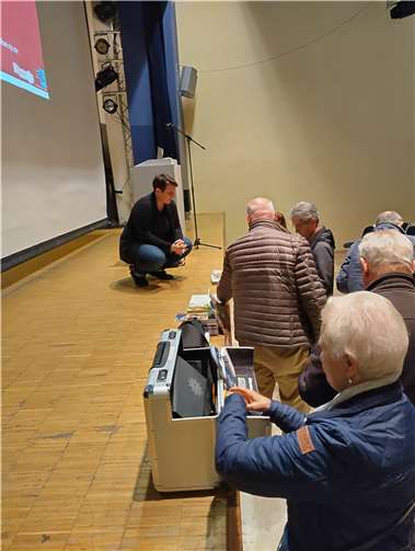 Bei der Aufklärungsveranstaltung. Foto: CDU Gemeindeverband Linz