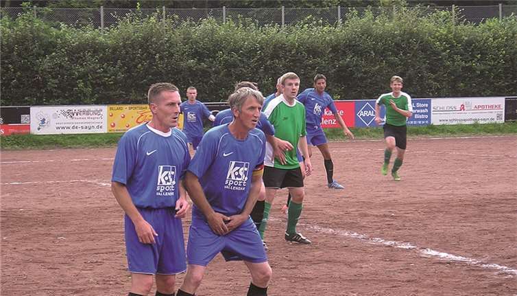 Bei der Begegnung gegen Spay spielten die Sayner munter mit.