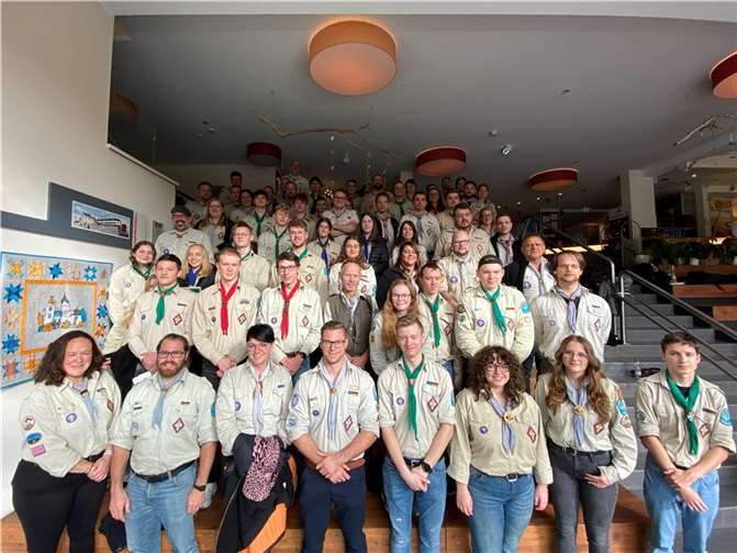 Bei der Bundesversammlung der Pfadfinderstämme in der EPG trafen sich die Abgesandten der Stämme. Fotos: privat