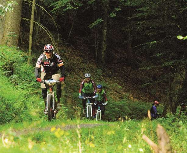 Bei der CTF können die Mountainbiker die Mayener Umgebung erkunden.privat