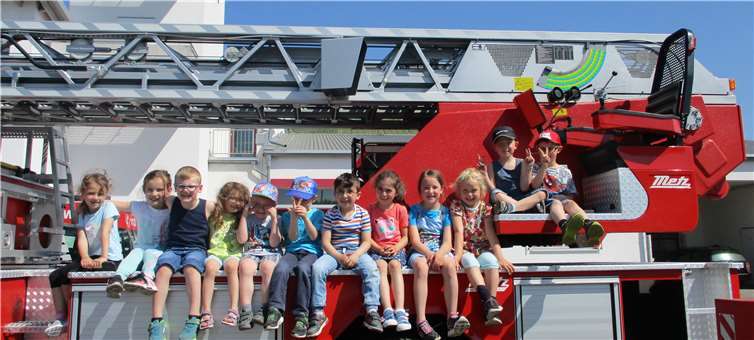 Bei der Feuerwehr in Bad Neuenahr.Privat