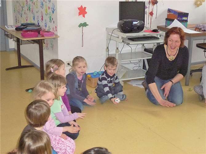 Bei der Fortbildung „MUKI“ soll den Kindern besonders der Spaß an der Musik vermittelt werden.privat