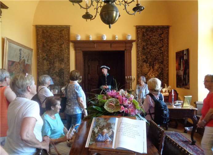 Bei der Führung gab es viel Interessanten zu sehen und zu hören.