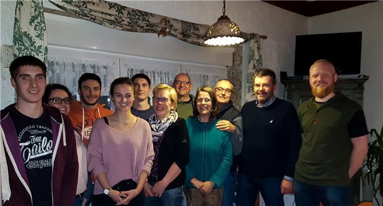 Bei der Gründungsversammlung anwesend waren (v.l.): David Faßbender, Bettina Gerullis, Andreas Welter, Hannah Seul, Paul Faßbender, Walburga Nachtsheim-Lang, Stephan Schwan, Elke Fölster-Mercer, Michael Humpert, Erwin Plath und Aaron Lang.Foto: privat