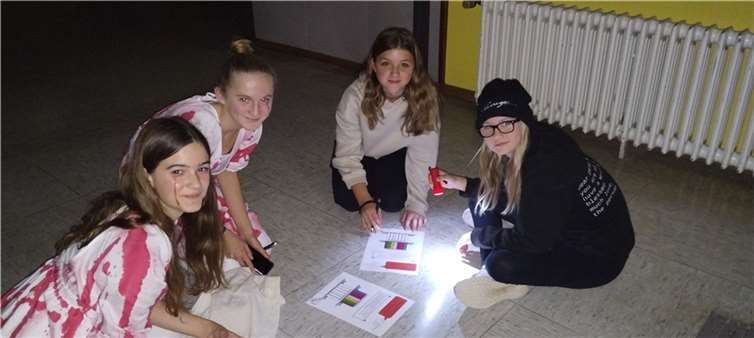 Bei der Gruselrallye mussten verschiedene Rästel gelöst werden.