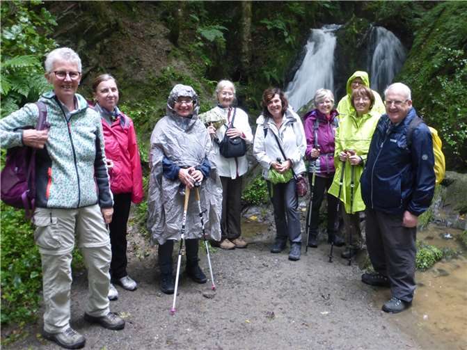 Bei der Jahresabschlusswanderung. Quelle: CTG