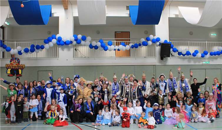 Bei der Karnevalsfeier der Kita Pusteblume wurde viel gesungen, getanzt und gelacht.Foto: privat