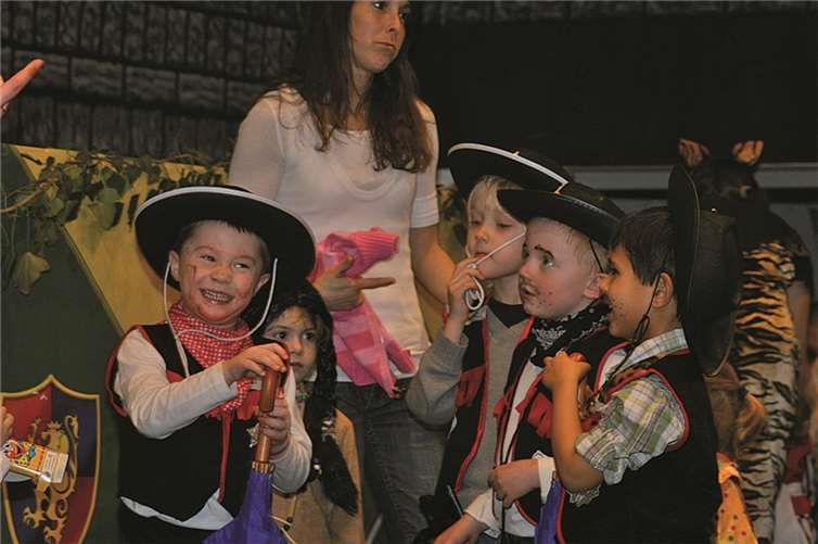 Bei der Kinderkarnevalsparty ist jede Menge Spiel, Spaß und Aktion angesagt. privat