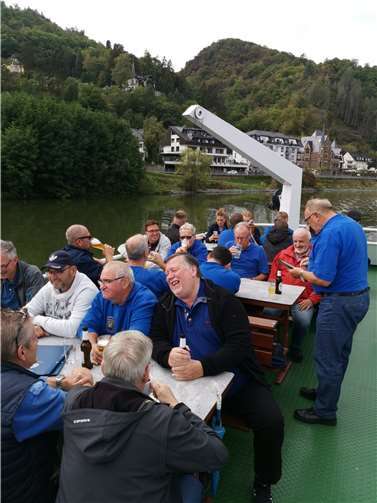 Bei der Manövertour gab es viel zu Lachen. Quelle: Funkencorps Blau Gold Leubsdorf